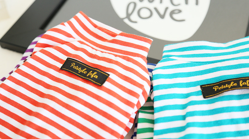 八色条纹打底衫