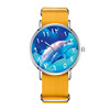 Paisali blue dolphin love symbolizes men and women's lucky romantic creative watches