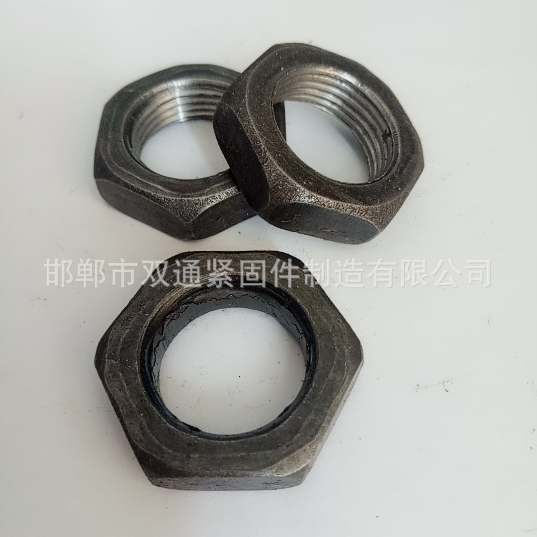 厂家大量现货优惠供应六角薄螺母 细牙薄六角螺母 非标薄螺母定制