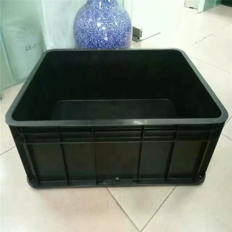 供应：台州 嘉兴600*500*360防静电周转箱 10号加厚黑色塑胶箱