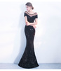 Banquet Evening Dress New Elegant Long Sequined Bridesmaid Dress 