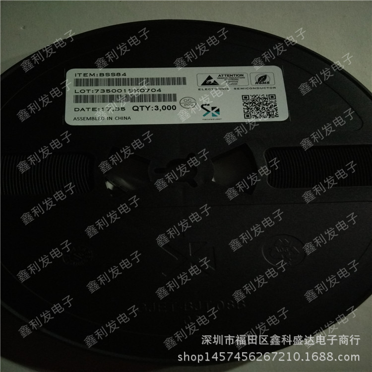 BSS84 台湾时科SK SOT-23 丝印PD 贴片三极管 全新 场效应管