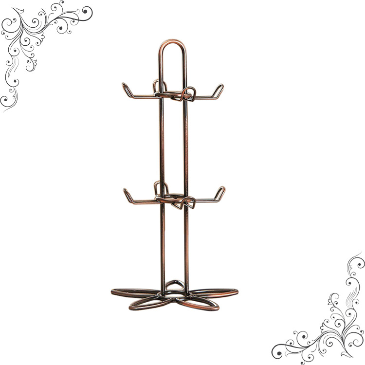 古铜杯架