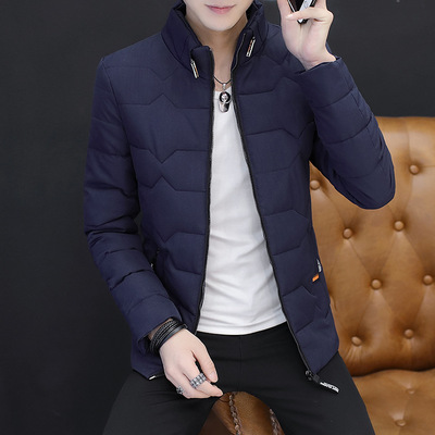 冬季男外套棉衣韩版短款个性百搭立领潮流冬装羽绒棉服帅气棉袄男|ru