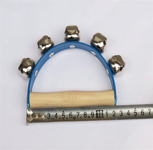 Five Rings Pouch Hand Bells Orff Music Percussion Instrument Dance Hoof Handbell Kindergarten Early Education Teaching Aids Rattles