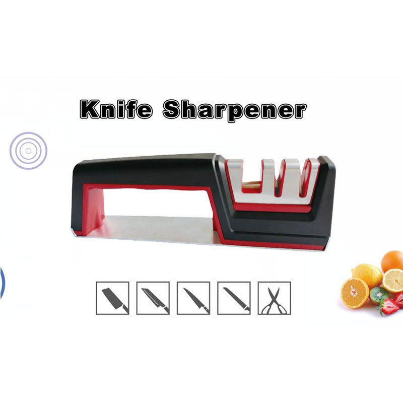 工厂直销磨刀器新款厨房小工具磨刀石陶瓷磨剪刀器多功能磨刀工具|ms