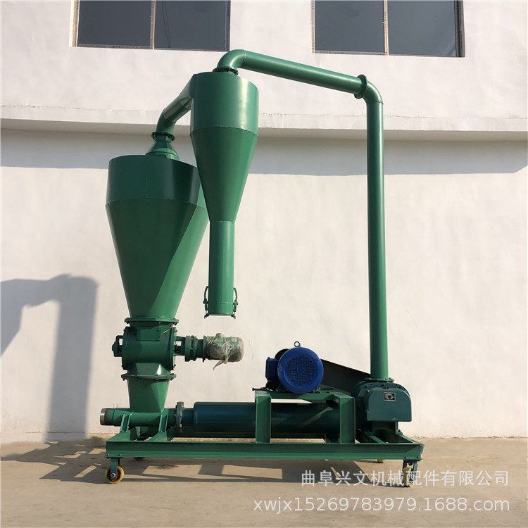 树胶颗粒自动装卸气力输送机 大型罗茨风机风力吸粮机 无尘输送机