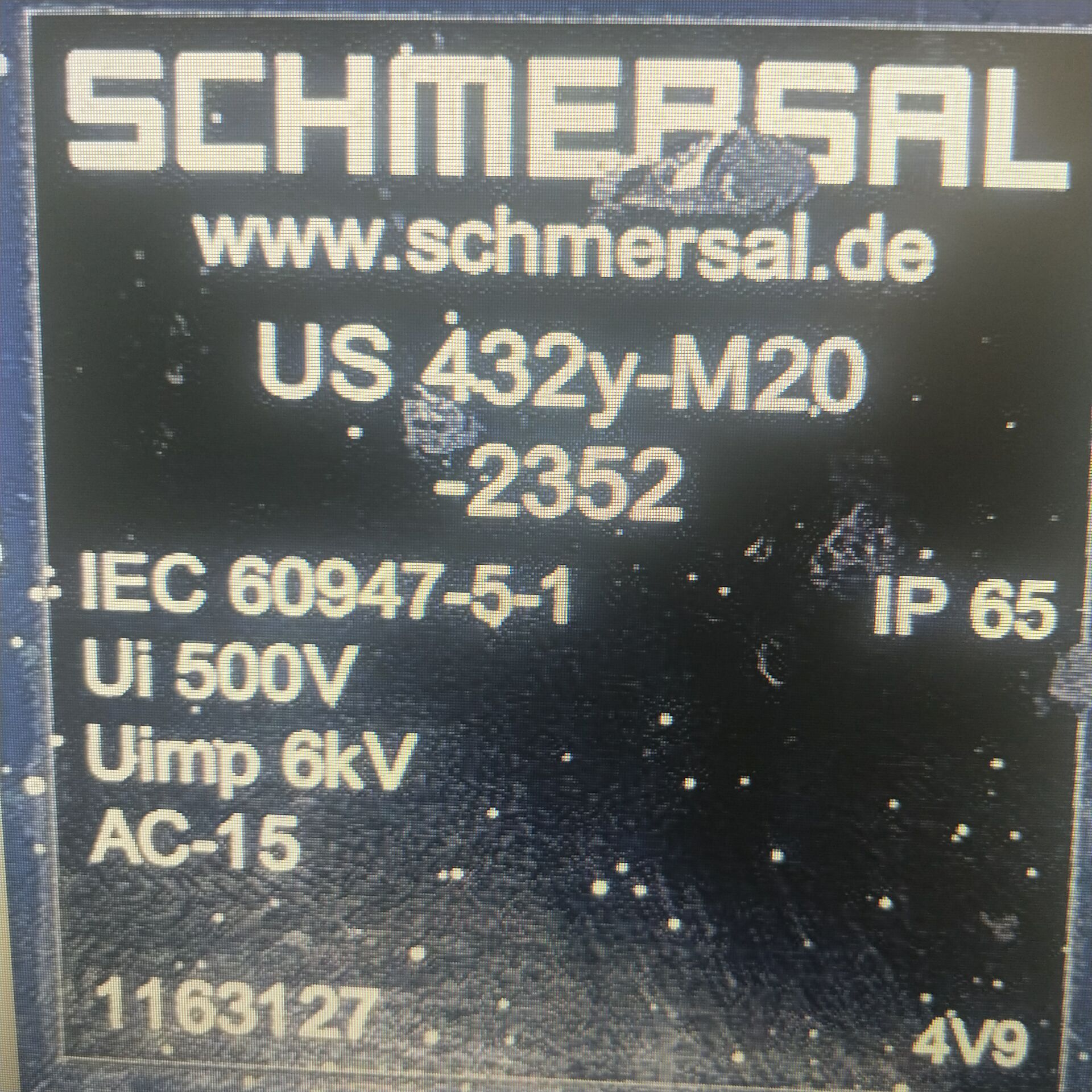 行程开关	US-432Y-M20-2353