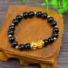 New imitation gold garnet bracelet 3D hard gold online shop Kuaishou Douyin live drainage drainage small gift gift