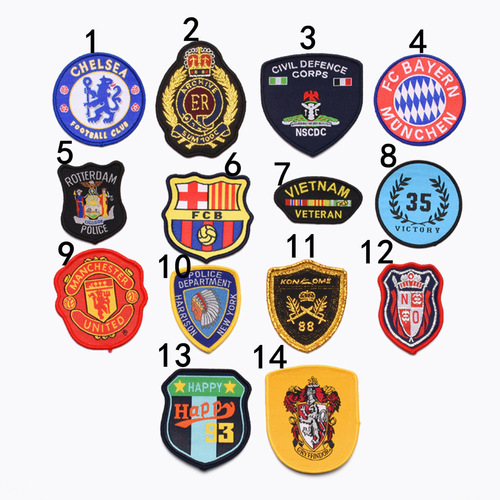 DIY embroidery LOGO woven label clothing cloth stickers epaulettes armbands badges badges without adhesive backing and need to be hand-sewn