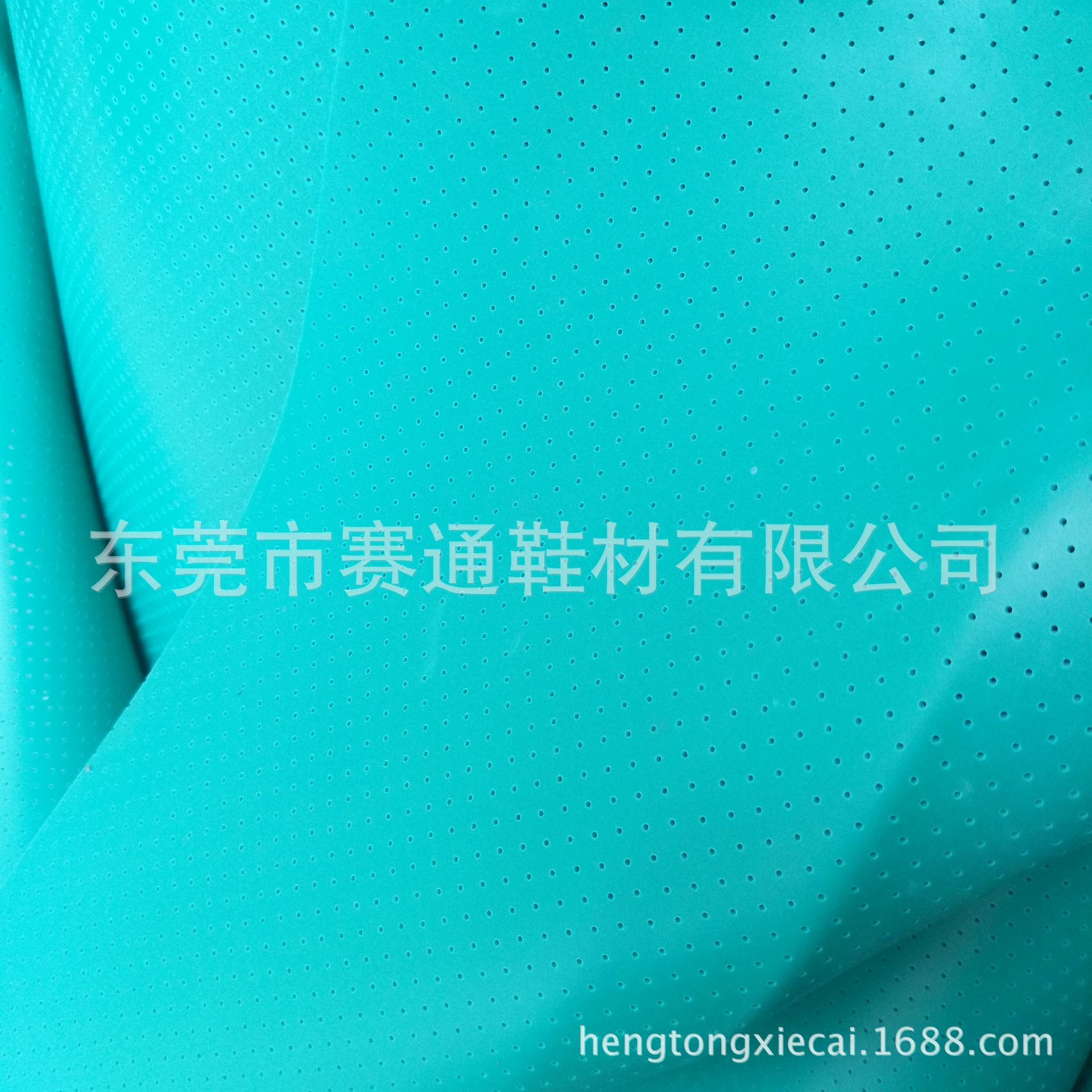 鞋材海绵　环保绿色乳胶海绵 3MM 4MM冲孔乳胶发泡