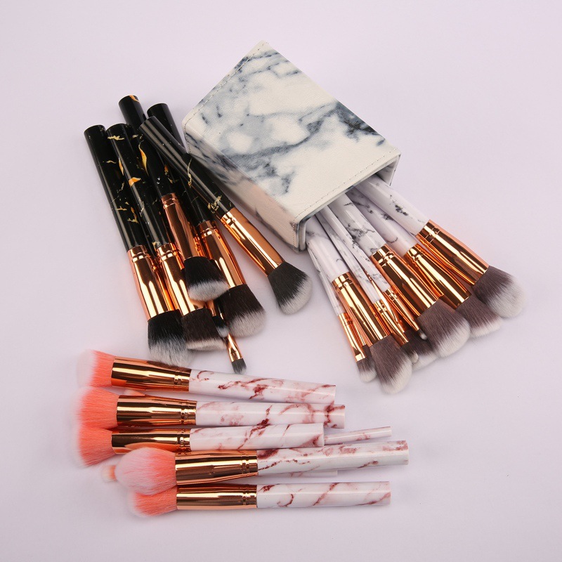 Marble makeup brush