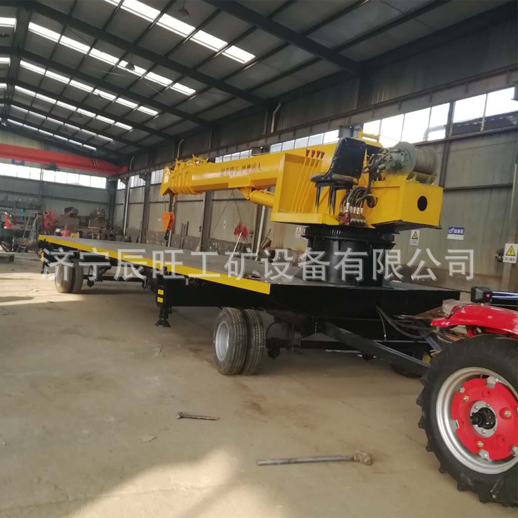 大马力多缸拖拉机吊车 四轮拖拉机随车吊供应 四轮拖拉机吊车