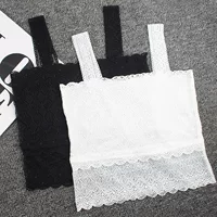 Летний топ-труба бандо с кружевами, дышащий защитный пододежник, один размер