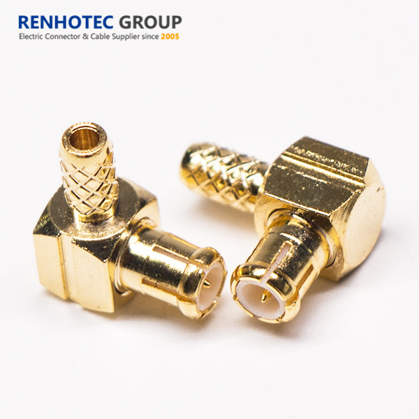 MCX/MMCX射频线 MCX-C-JW1.5镀金接口 MCX弯头接线RG316/178