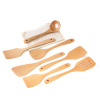 Japanese spoon, set, kitchen, kitchenware from natural wood, simple and elegant design