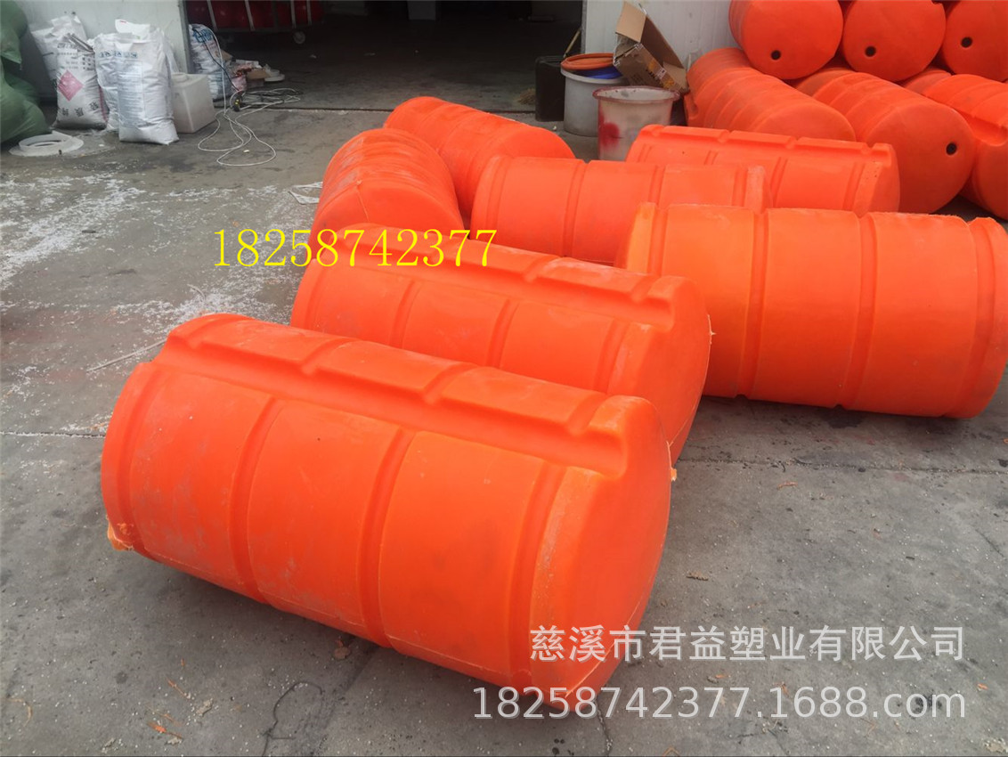 厂家供应600*1200拦污浮排 搭建浮桥塑料浮筒