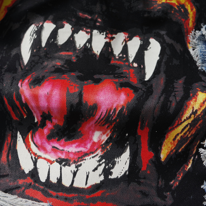 Hip-Hop Denim Jacket 8