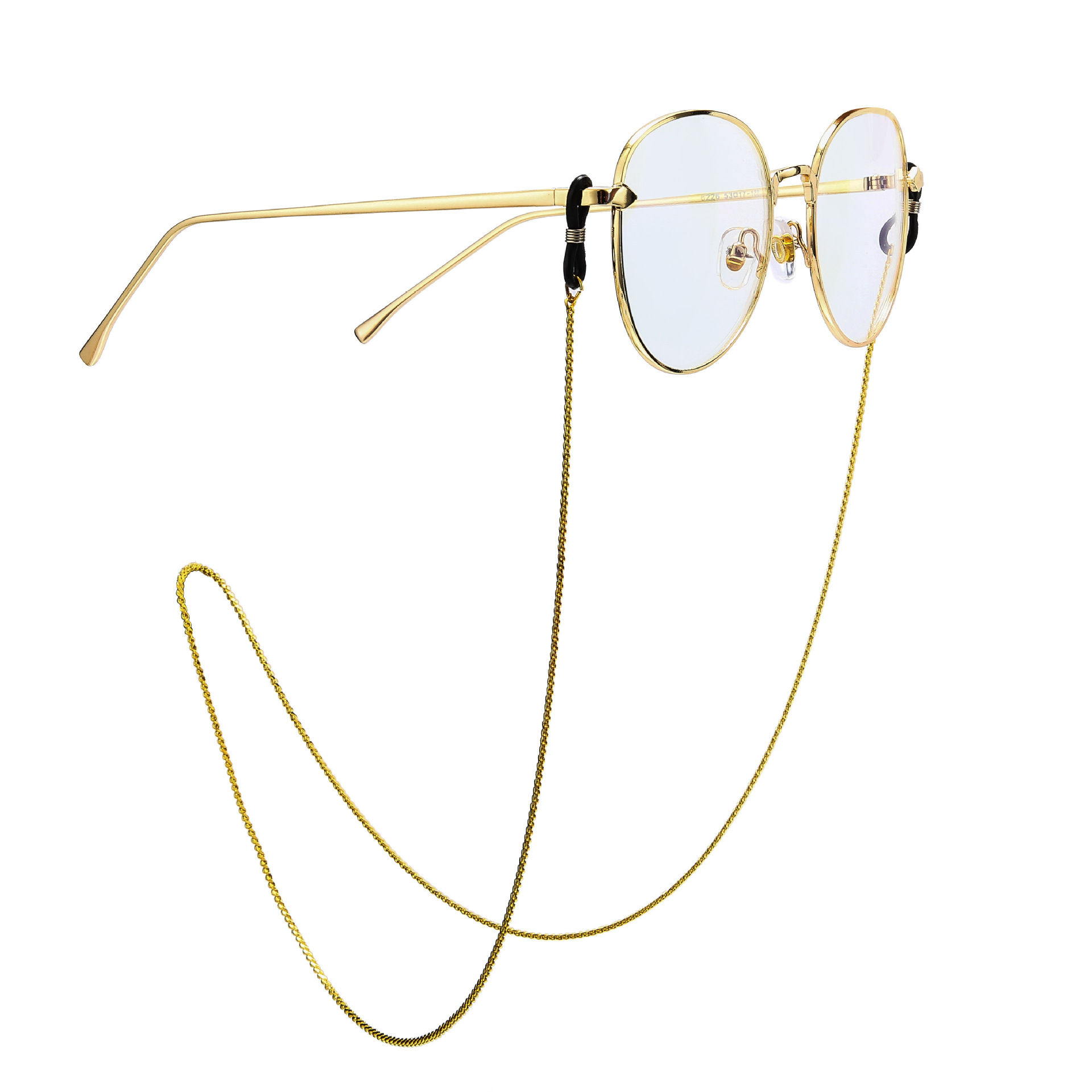 Metal Sun Eyeglasses Chain Travel Fashion Sunglasses Non-slip Lanyard Eyeglasses Chain Anti-lost Golden Weini display picture 7