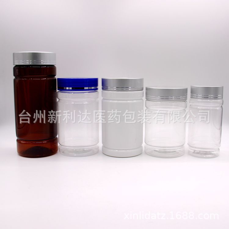 源头厂家 300ml PET 竹节瓶 虫草枸杞含片 保健品食品级塑料瓶