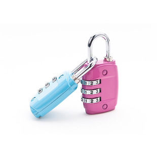 Steel wire rope combination lock padlock luggage bicycle combination lock spherical combination lock cartoon combination padlock pic 7