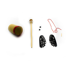 Children's DIY Experiment Bamboo Cicada Self-Made Bamboo Cicada Science and Technology Small Craft Experiment Small Invention Teaching Science Popularization Equipment