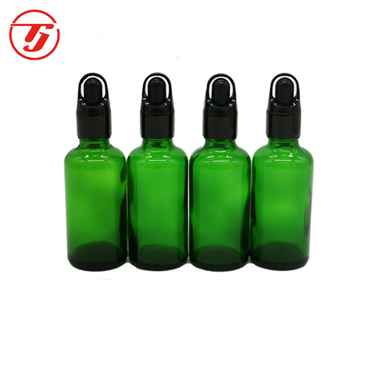 厂家现货 50ml绿色精油瓶 香薰瓶 精油分装瓶 原液瓶 化妆品包装