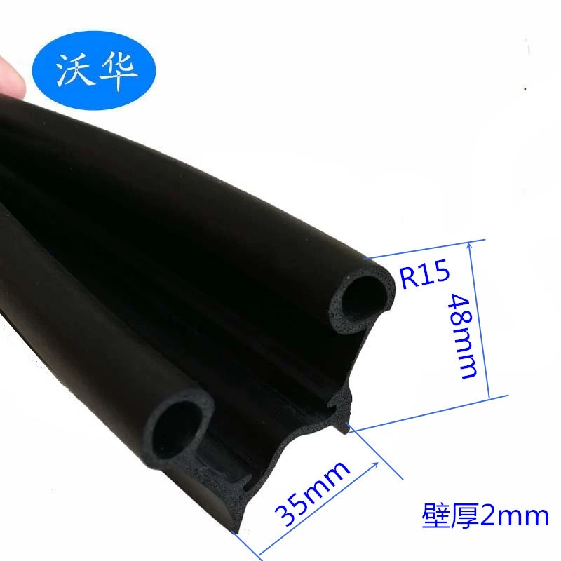 Поставка уплотнителей дверей холодильного холодильного хранения из EPDM, уплотнителей холодильного ящика, пенопластовых уплотнений двери холодильного ящика, двойное отверстие.