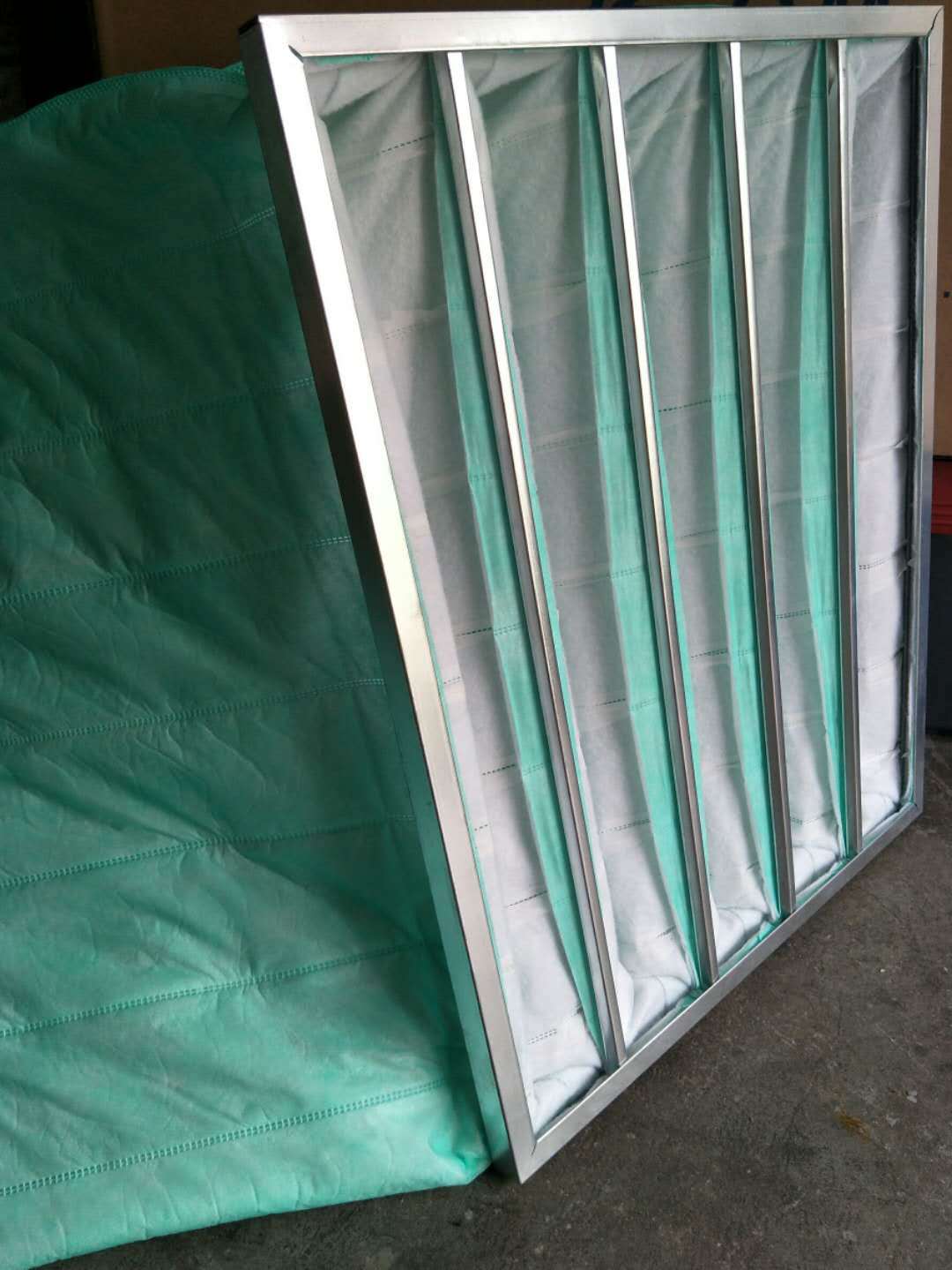 中效袋式过滤器   铝合金外框    静电棉滤材