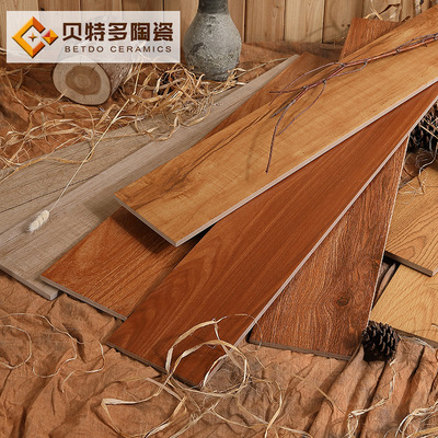 Foshan wood brick 150*800 Imitation wood non-slip floor ceramic tile Northern Europe modern a living room bedroom Wood blocks