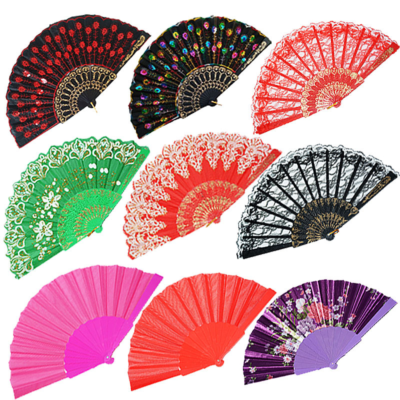 廠家直銷 中國風扇 廣場舞蹈扇女士折扇古風裝飾扇子可定制LOGO