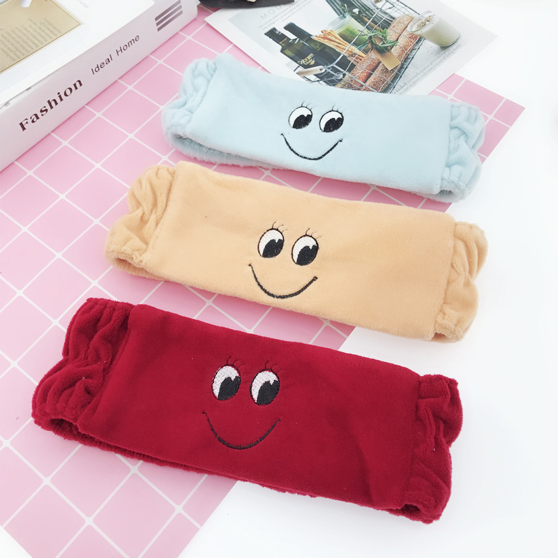 South Korea's New Smiling Face Makeup Yoga Headband Sports Elastic Headband Women's Hair Accessories Wholesale display picture 8