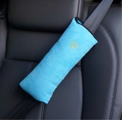 Kids' Car Seat Belt Covers, Shoulder Protectors, Cute Cartoon-Style Lengthened Plush Pillow for Sleeping & Seat Belt Protection