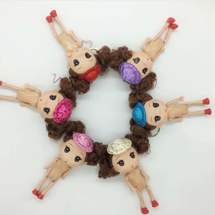 Коричневая кукла, DIY, 12 см