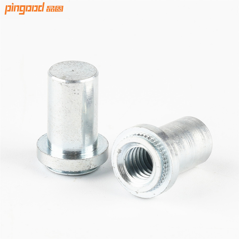 定做CNC车床件304不锈钢防水压铆螺母柱 封闭螺母柱 封闭型螺母M5