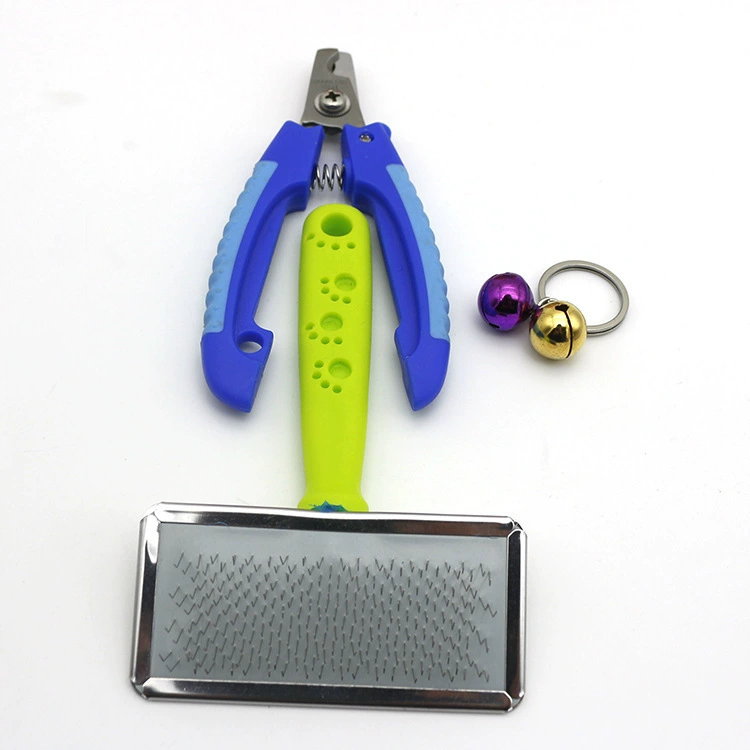 Taobao популярные домашние животные из трех частей кусачки для ногтей домашних животных расческа подарок для домашних животных оптом прямые продажи с фабрики