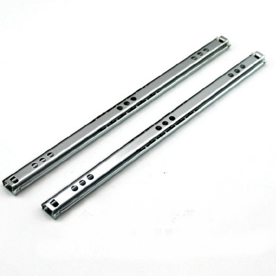 Ball bearing slide 17mm track desk track Drawer rails drawer Chute Chute Two-way