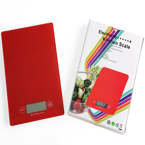 Household Weight Scale Electronic Kitchen Scale Baking Scale Glass Touch Screen Gift Scale Wholesale