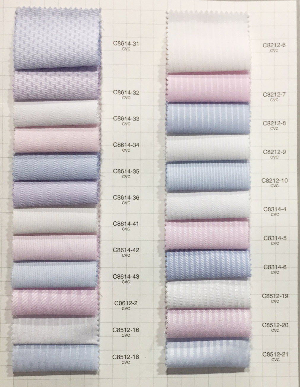 p17高支高密CVC衬衫面料|ms