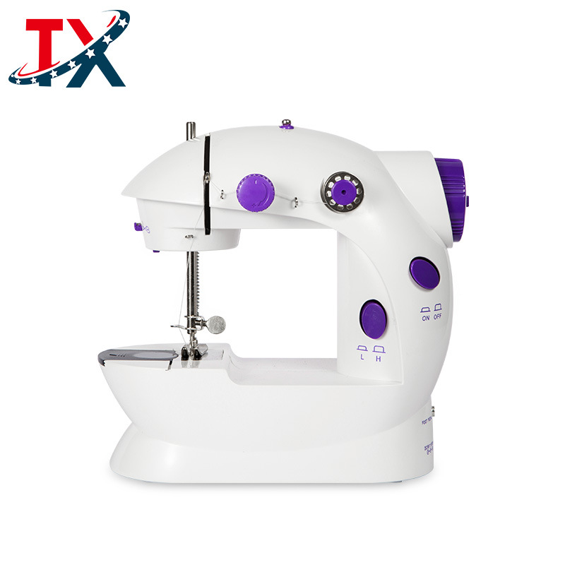 Máquina de coser portátil Tengxing 202, pequeña y eléctrica, para hogar, mini máquina de coser manual, suministro directo de fábrica