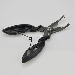 Stainless steel titanium-plated fishing pliers, mini multi-functional lure hook remover, fishing line clip, fishing accessories, wholesale