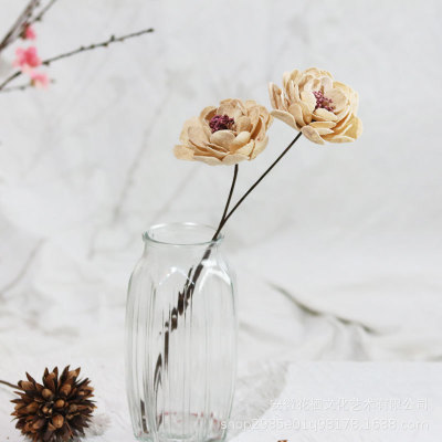 [Peony]Pure handwork make Art dried flowers literature Home Furnishing Furnishings peony Dried Flower flower arrangement source material
