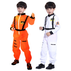 Halloween Space Suit Performance Costume for Men and Women Party Show Costume Children's Astronaut Pilot Costume for Kids