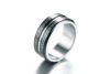 Accessory stainless steel, ring, 8mm