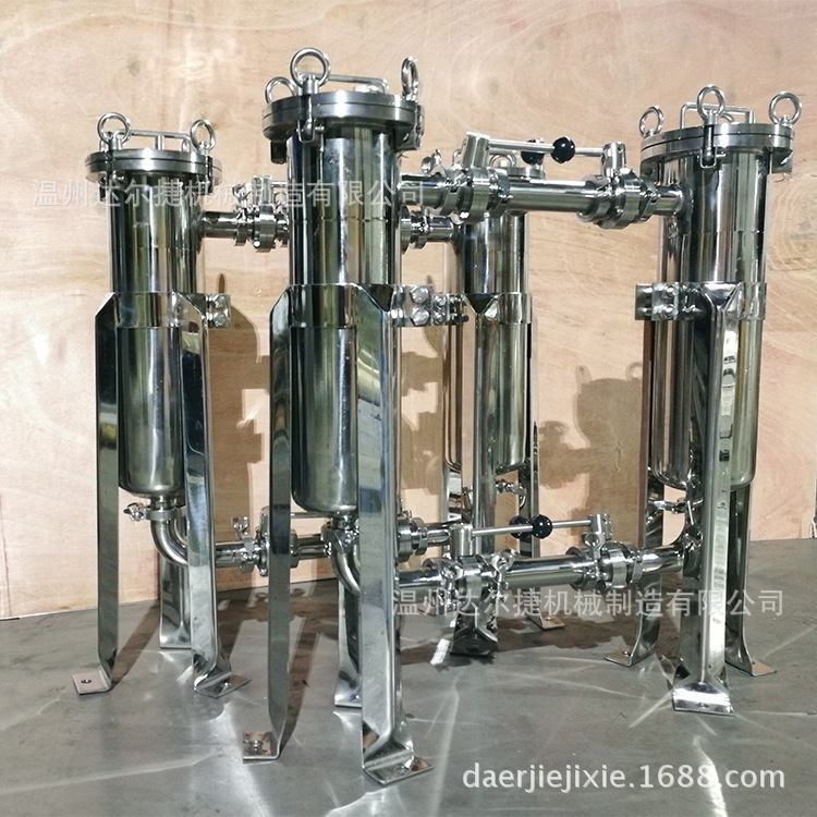 双联过滤器袋式 空压机气源净化器 自动排水油水分离过滤器批发