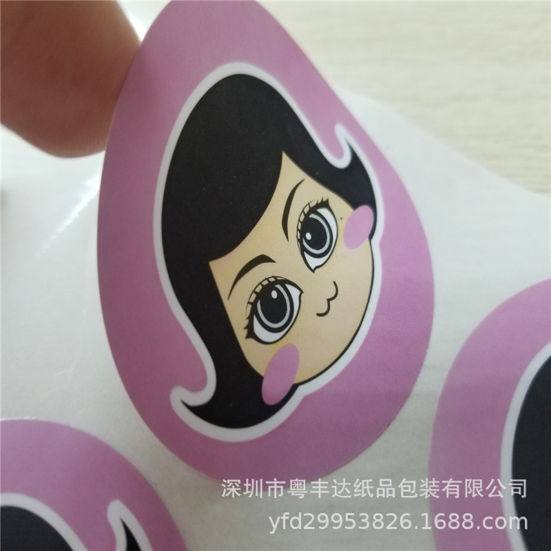 圆形不干胶 不干胶标签定制