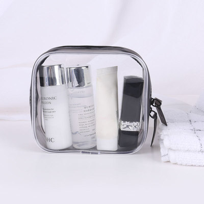 厂家直销pvc拉链袋子 立体 透明塑料包装袋 日用品防水收纳袋现货