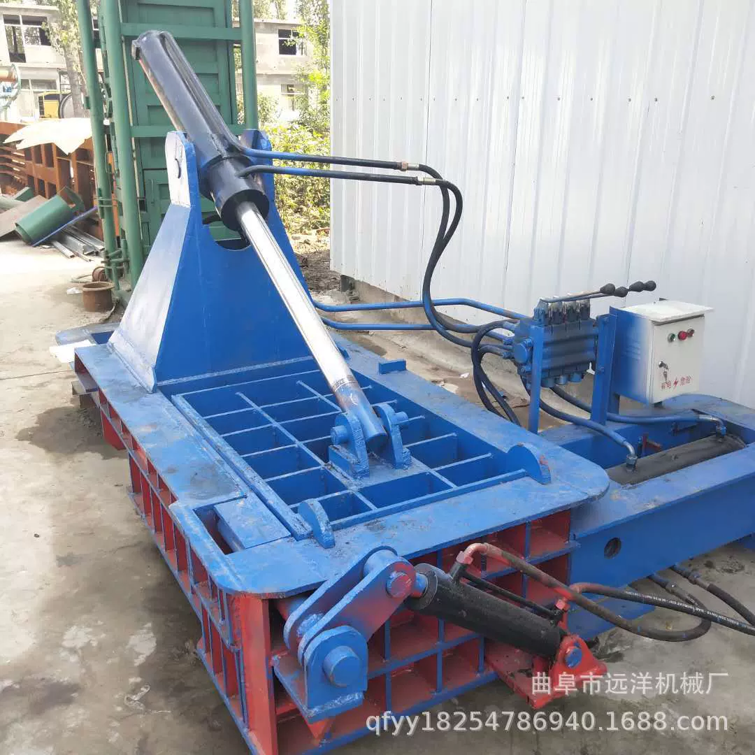 废铁桶铝管压缩打包机自动化金属铁皮液压压块机厂家供应压缩机