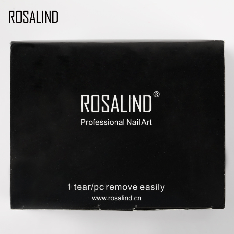 ROSALIND卸甲巾盒装200片美甲用品工具 卸甲片卸甲包美甲店美甲巾