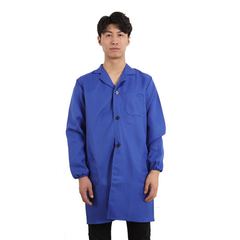Camouflage Men and Women Workwear Long-Sleeve Overalls Warehouse Worker Uniforms Durable and Dustproof Blue Coats